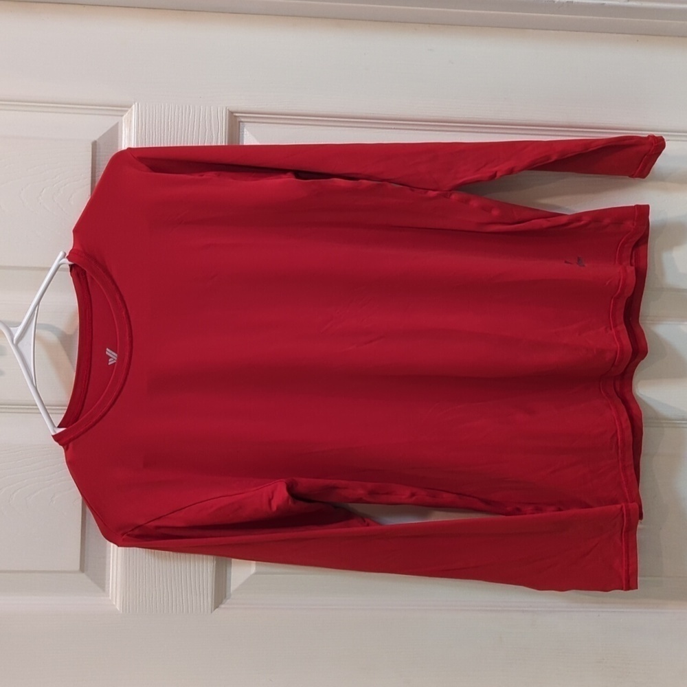 UV Action Women's Long Sleeve Red Swim/Performance Shirt Size PP